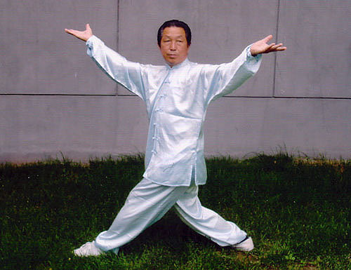Une des huit grandes paumes, Tuo tian zhang, par Gao Ji Wu shifu, disciple 5ème génération.