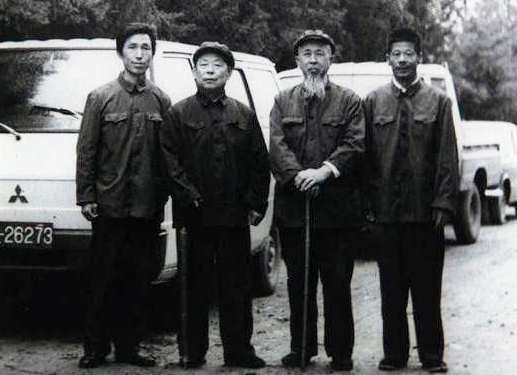 De gauche à droite les maîtres Gao Ji Wu, Gao Zi Ying, Li Zi Ming, Bai Ji Yuan.